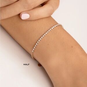 💎💎💎 Mini Diamond Tennis Bracelet in White Gold 💎💎💎